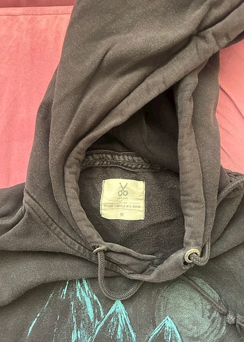 Kapüşonlu Baskılı Sweatshirt - Görsel 2