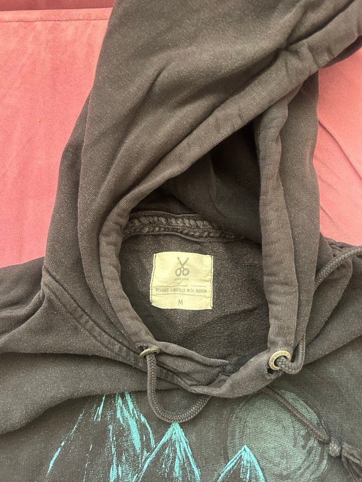 Kapüşonlu Baskılı Sweatshirt - Görsel 2