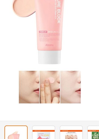 Apieu Toning Güneş Koruyucu SPF50+ PA+++