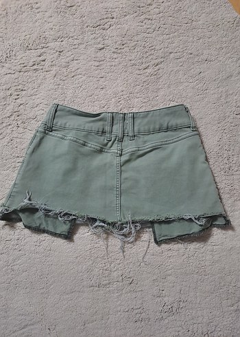 Urban Outfitters BDG Urban Outfitters Su Yeşili Mini Denim Etek