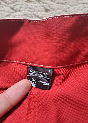 l Beden Kırmızı Mini Vintage Şort