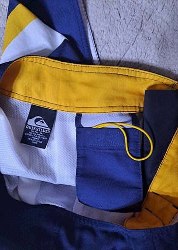 Quiksilver Erkek Lacivert Çizgili Deniz Şortu - Görsel 4