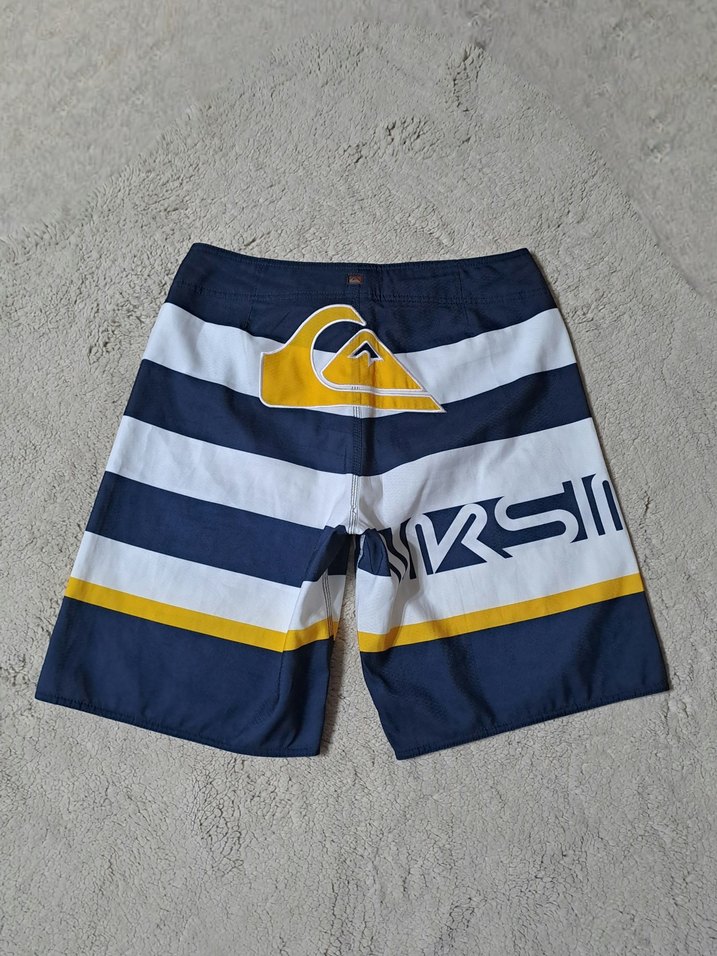 Quiksilver Erkek Lacivert Çizgili Deniz Şortu - Görsel 2