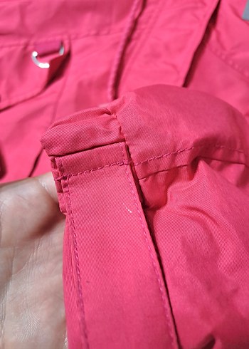 Defacto Fuşya Pembe Kapüşonlu Fermuarlı Kadın Crop Spor Ceket - Görsel 7