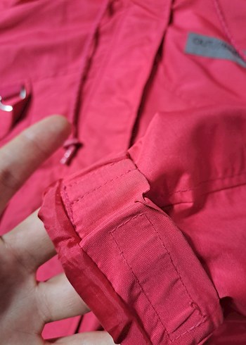 Defacto Fuşya Pembe Kapüşonlu Fermuarlı Kadın Crop Spor Ceket - Görsel 6