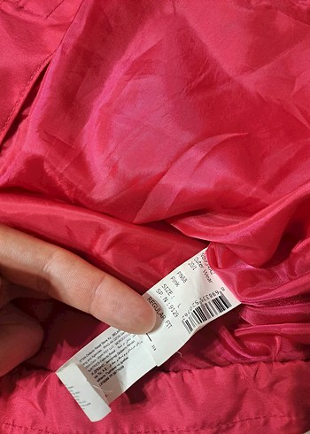 Defacto Fuşya Pembe Kapüşonlu Fermuarlı Kadın Crop Spor Ceket - Görsel 4