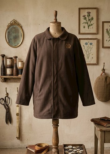 American Vintage Vintage Lhomme Moderne Kahverengi Rahat Pelus Kaban