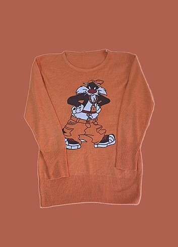 Vintage Turuncu Kazak