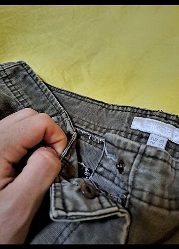 l Beden kahverengi Renk Vintage Collezione Jean Pantolon