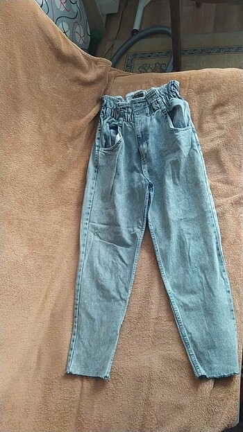 Diğer Ambar marka eskitmeli mom jean