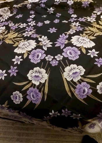 Mor Çiçekli Tülbent, Yemeni, Yazma - Görsel 2