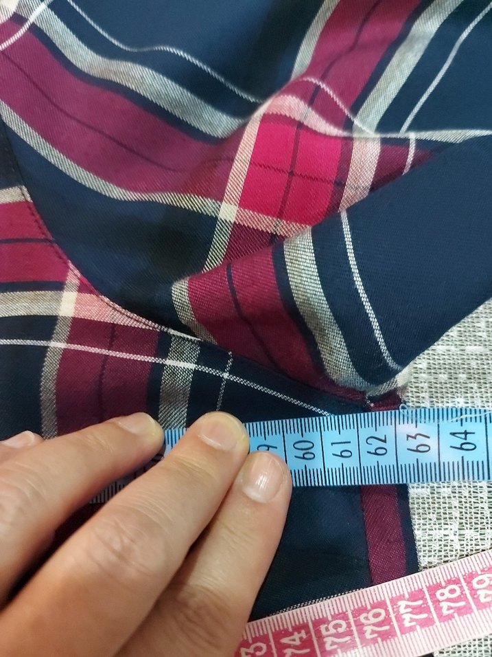 Bordo Ekoseli Uzun Kollu Rahat Kadın Gömlek - Görsel 4