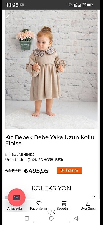 Mininio Elbise 18-24 ay