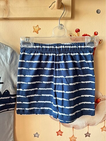 18-24 Ay Beden çeşitli Renk Mininio şort tişört takım 18-24 ay