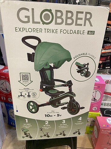 Globber 4 ın1 katlanır bisiklet