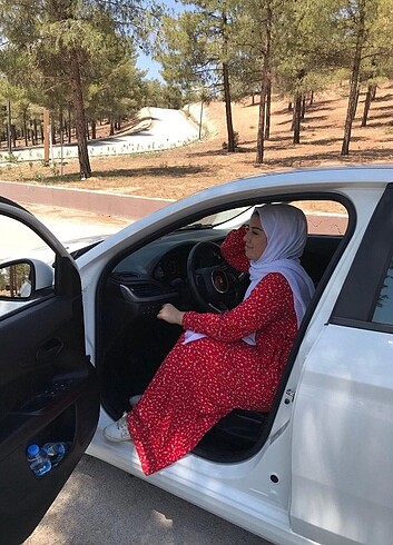 Yazlık düğmeli elbise