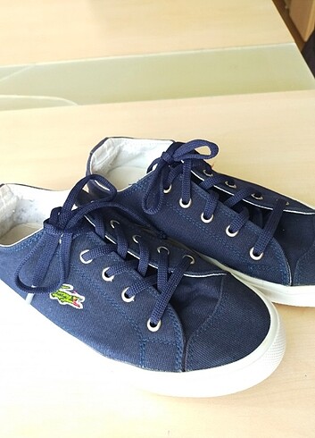 Lacoste lacivert bez ayakkabı 36 no