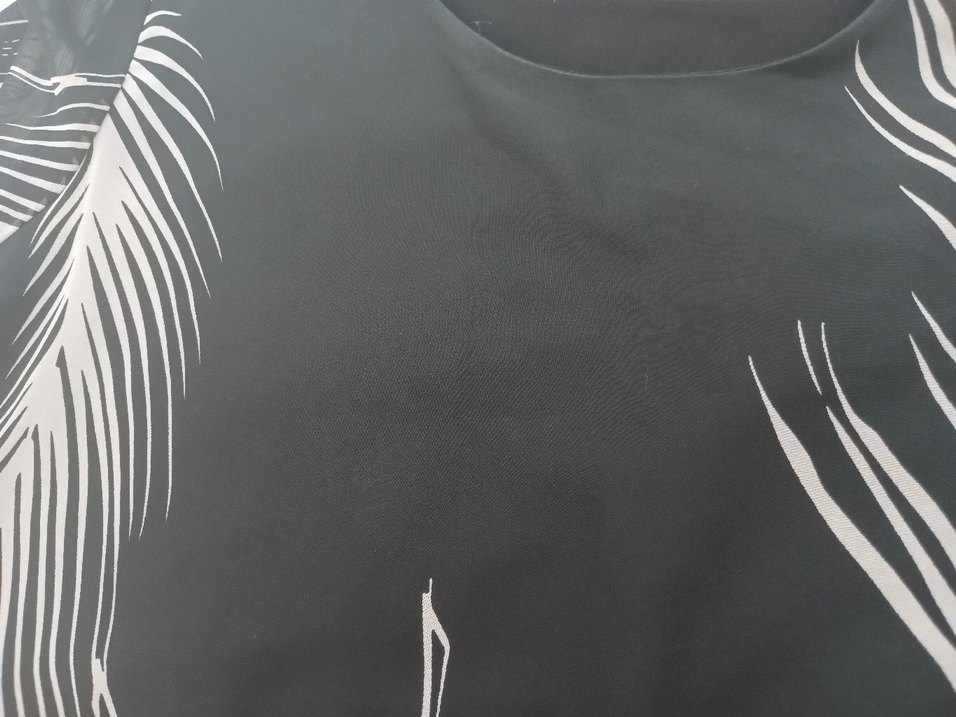 Bohem Siyah Desenli Uzun Kollu Elbise - Görsel 3