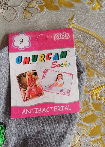 Gri Baskılı Erkek Çocuk Çorabı.3 adet fiyatı - Görsel 4