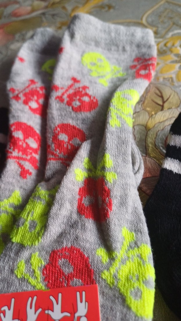 Kız Çocukları için Renkli Desenli Çoraplar - Görsel 2