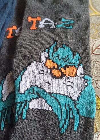 tazmanya canavarı desenli erkek çocuk çorabı - Görsel 3