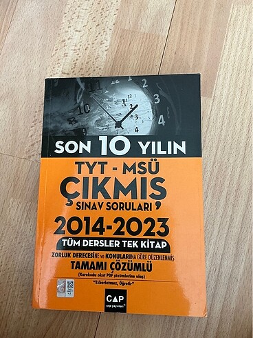 Çap çıkmış soru tüm dersler