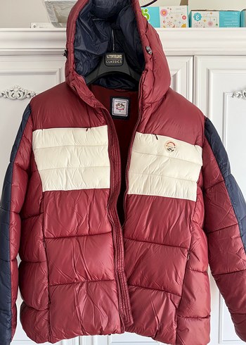 Bordo erkek Kışlık Mont (Orjinal)