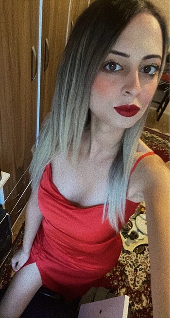 Diğer Kırmızı holly elbise