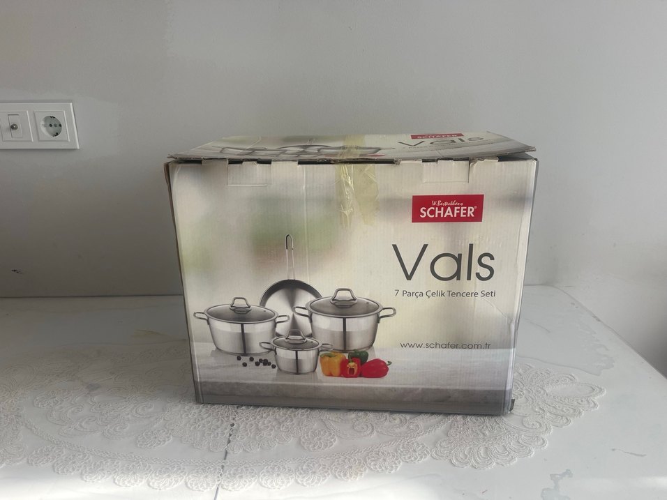 Gri Paslanmaz Çelik Tencere Seti - Görsel 3