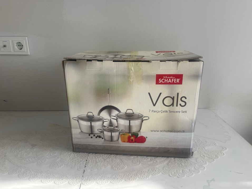 Gri Paslanmaz Çelik Tencere Seti - Görsel 4