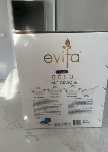 Evita Granit Tencere Seti - Görsel 2