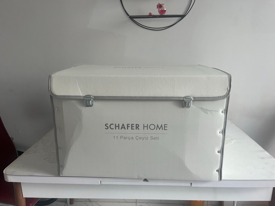 Bej Desenli schafer Ceyiz Yatak Seti - Görsel 4