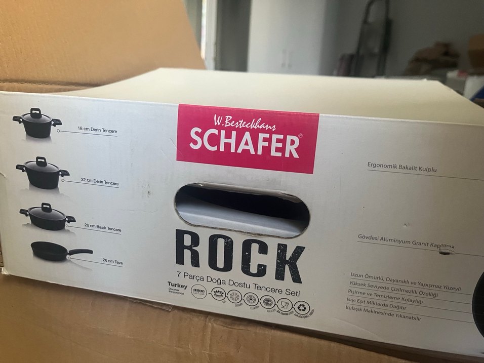 Schafer Siyah Tencere Seti - Görsel 3