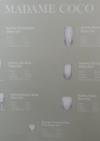 Kristal Desenli Bardak Seti - Görsel 2