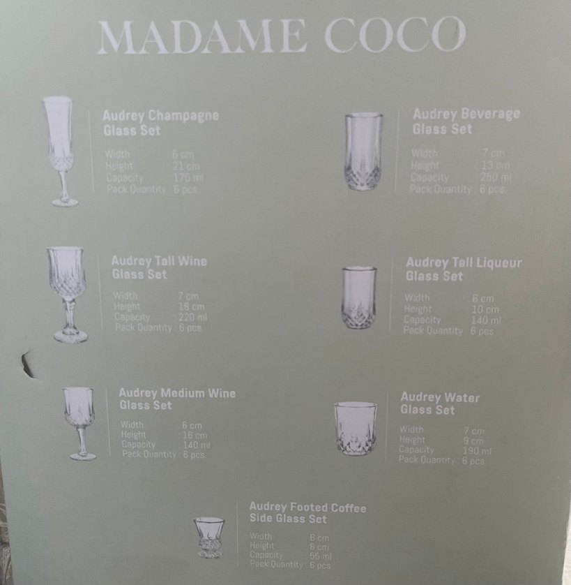 Kristal Desenli Bardak Seti - Görsel 2