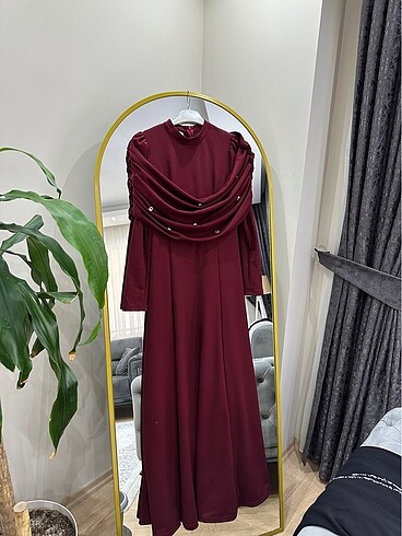 40 Beden bordo Renk TERTEMİZ ABİYE