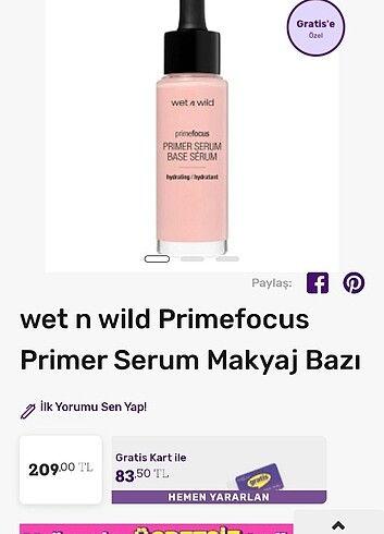 Wet n wild marka Primer serum