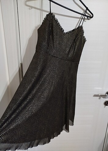 Siyah gece elbisesi - Görsel 4