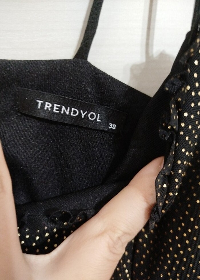 Siyah gece elbisesi - Görsel 5