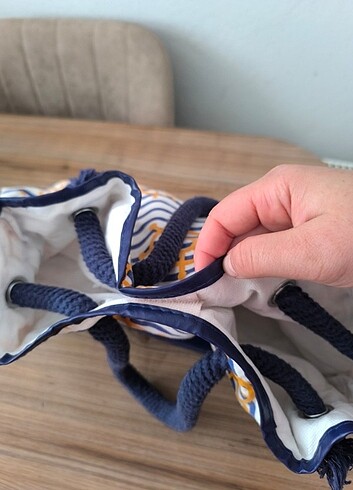 Bez plaj çantası - Görsel 7