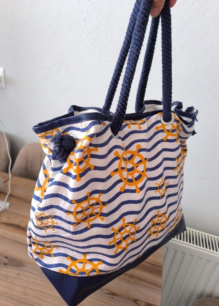 Bez plaj çantası - Görsel 2