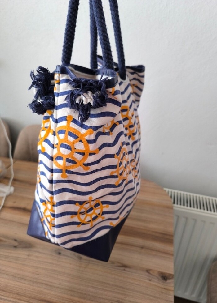 Bez plaj çantası - Görsel 3