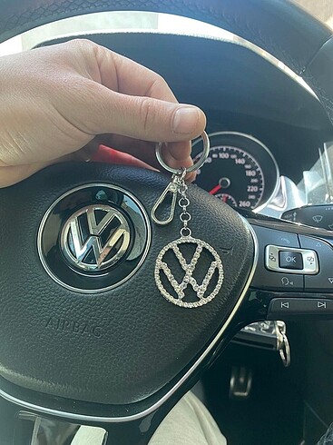 Wolksvagen Taşlı Anahtarlık