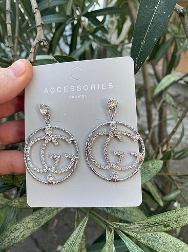 Gucci Gucci Taşlı Küpe