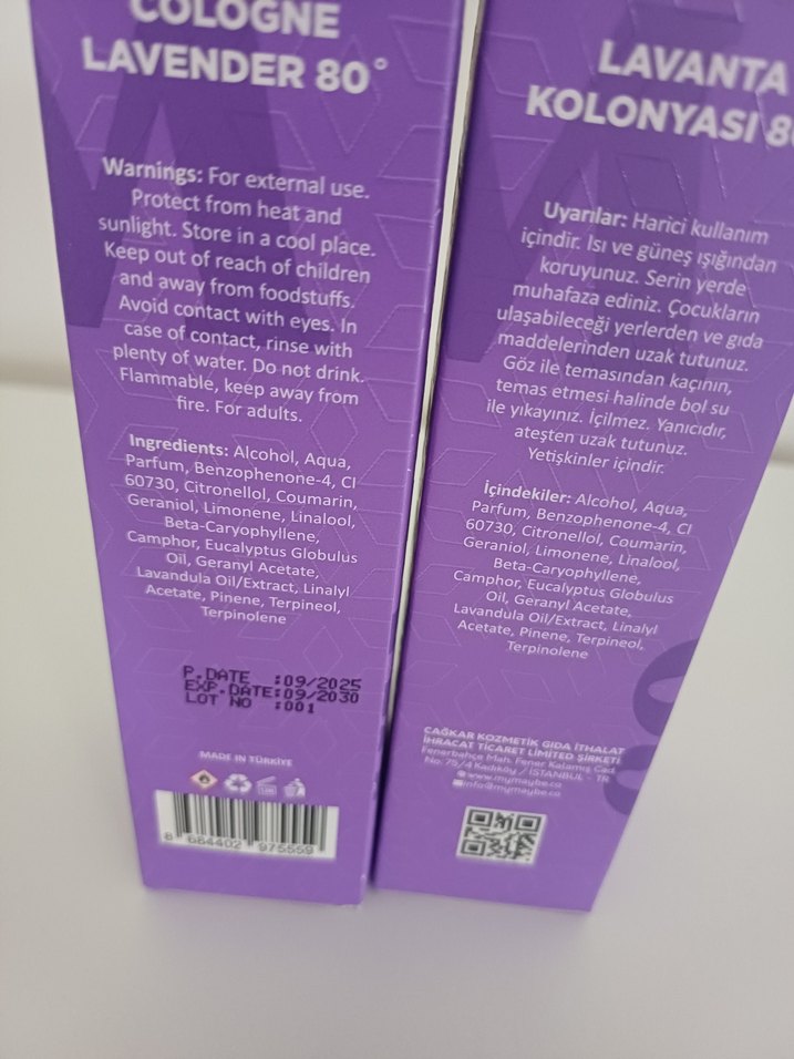 Maybe.co M8 Lavanta Kolonyası 100 ml - Görsel 2