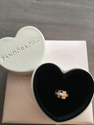 Pandora rose klips ışıltılı yol