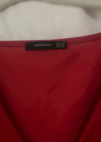 Kırmızı Fırfırlı Midi Kadın Abiye Elbise - Görsel 3