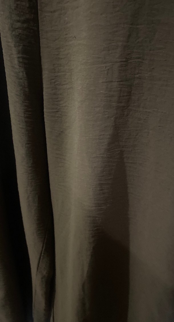 Kahverengi Uzun Keten Tulum - Görsel 4