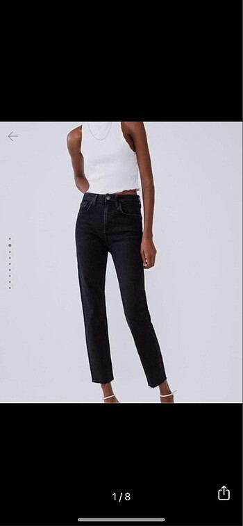 zara straight jean