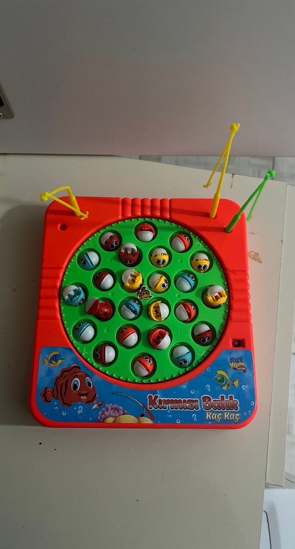 Renkli Balık Tutma Eğitici Oyuncak - Görsel 3